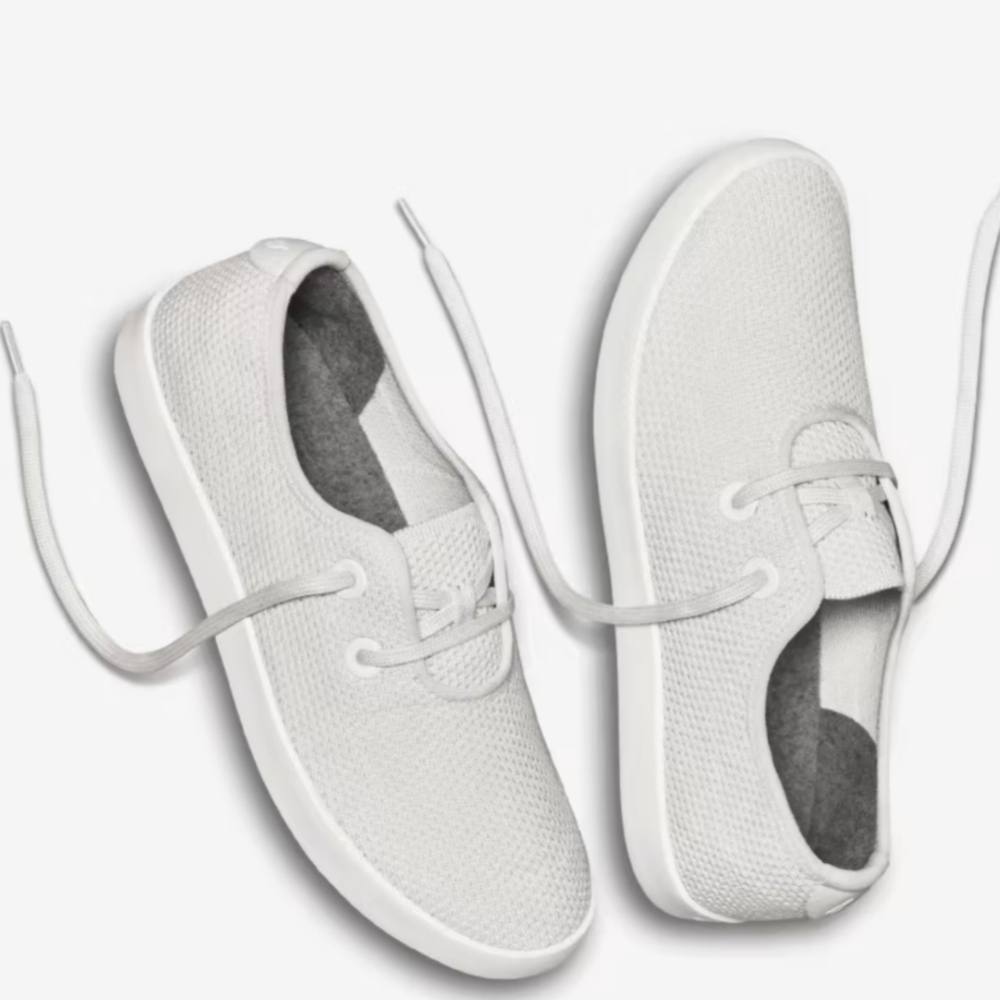 Allbirds Men's Tree Skipper Sneakers White Mesh Sz 10